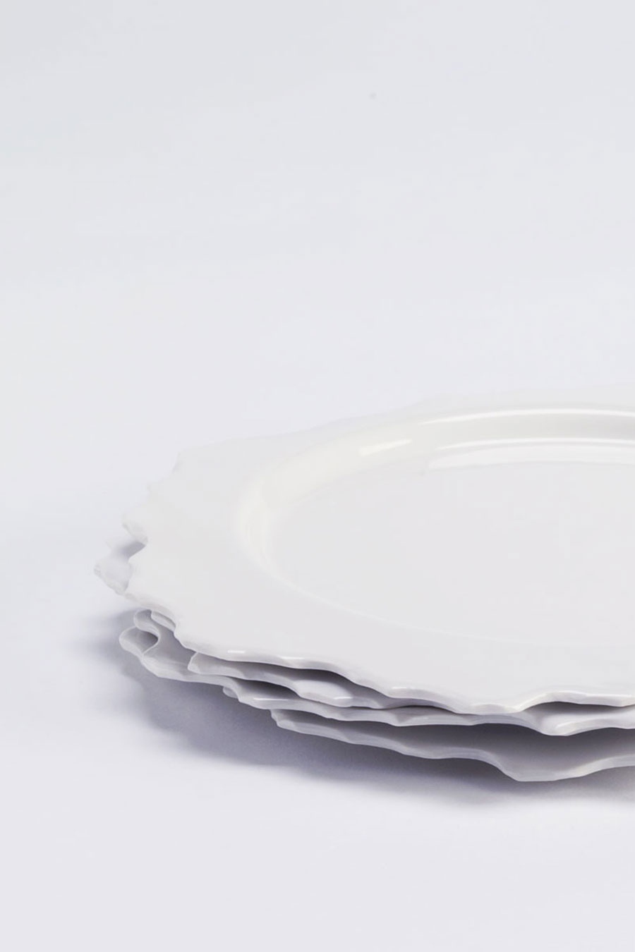 Plate L White